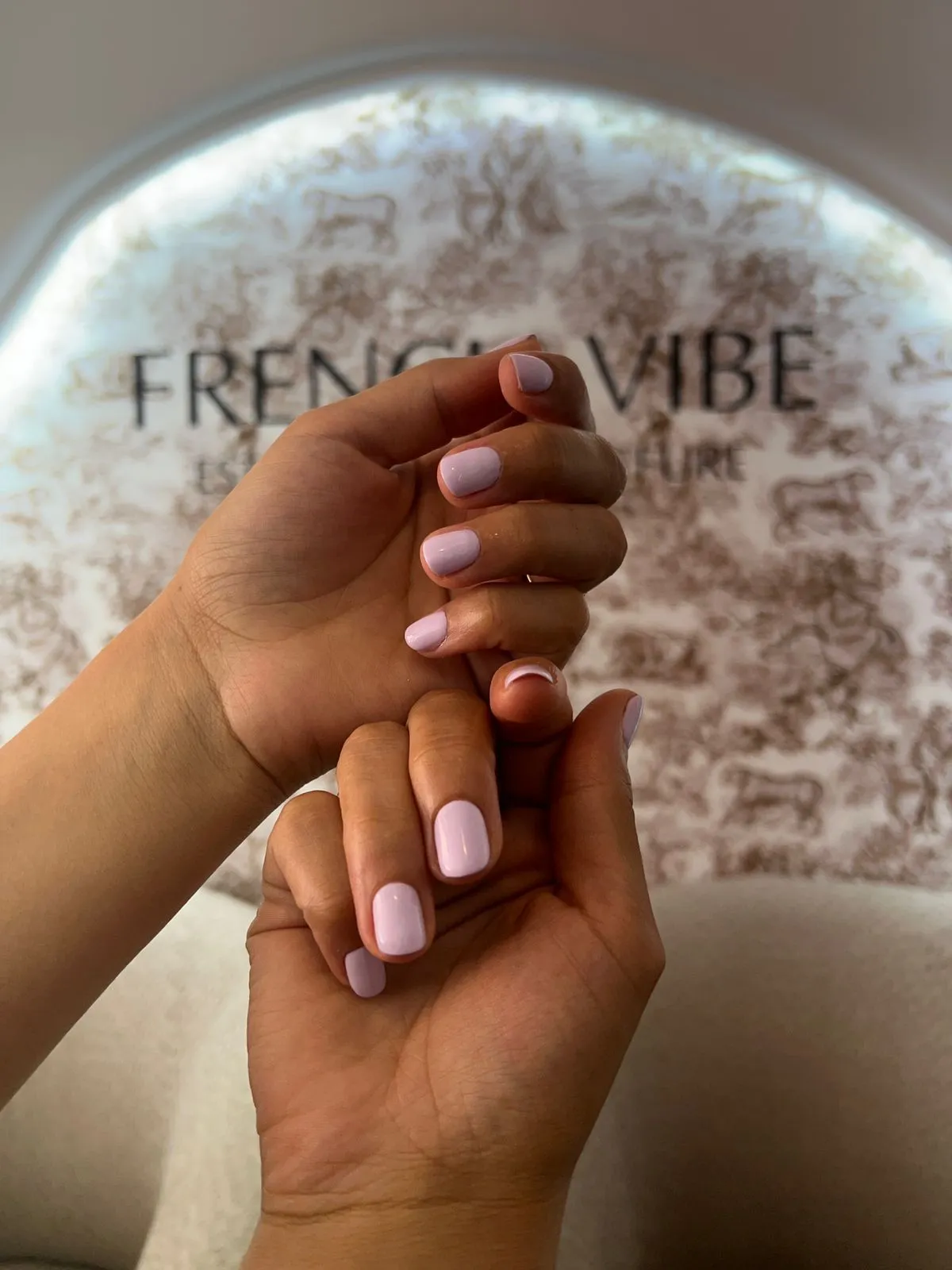 Nail salon at French Vibe in Marrakech