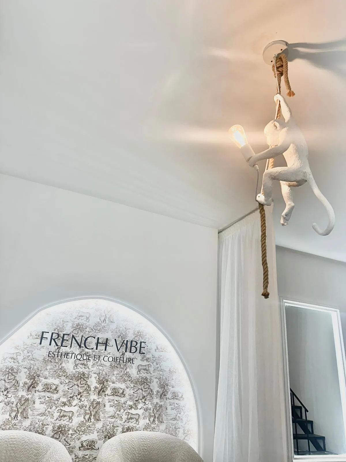 Nail salon at French Vibe in Marrakech